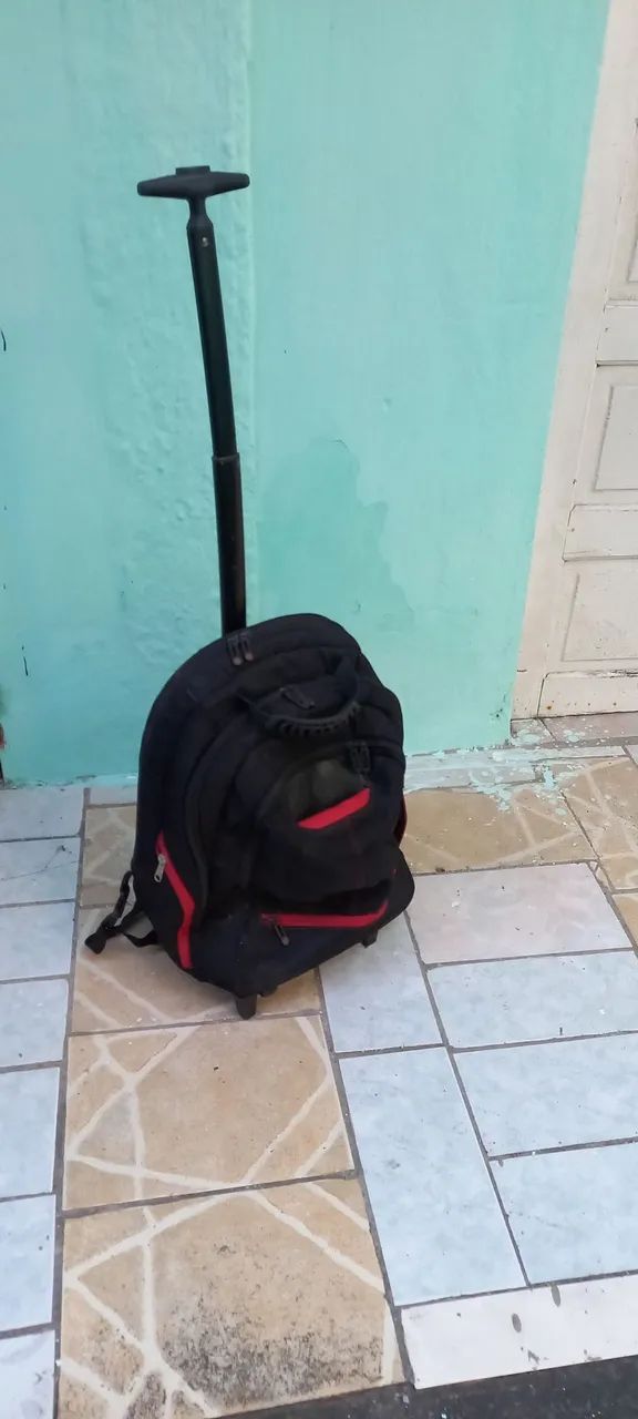 Mochila com Rodinha HP compartimento para NOTEBOOK  - Foto 4