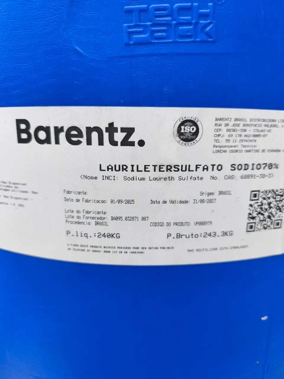 Lauril pasta 70% 3kg