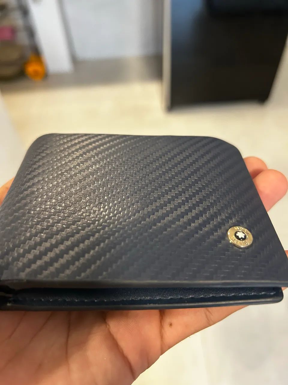 VENDO CARTEIRA MONTBLANC EM ÓTIMO ESTADO - Foto 2