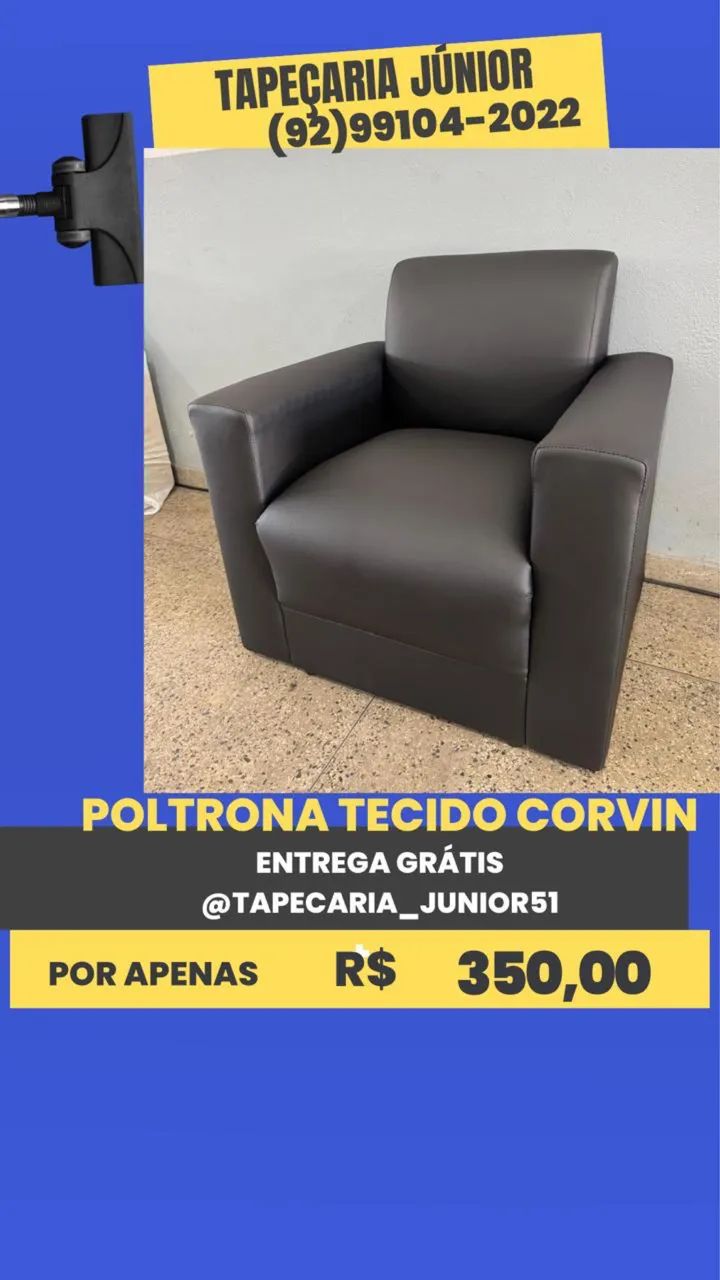 Sofás novos a pronta entrega. 450,00 puff e entrega grátis  - Foto 2