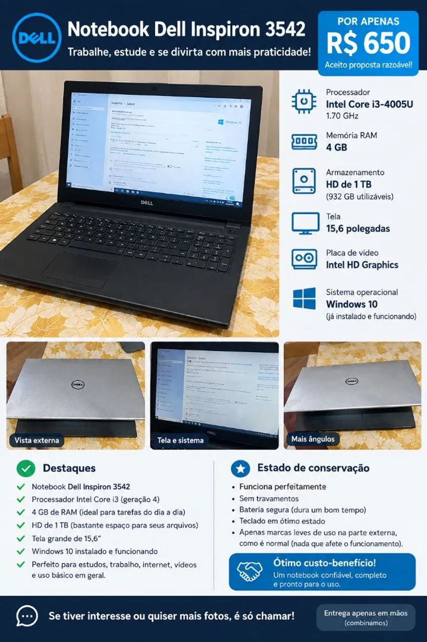 Notebook Dell