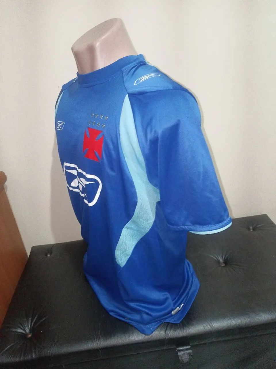 Camisa Vasco Azul/treino/RBK - Foto 3