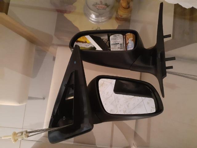 Retrovisor Gol/Parati/Saveiro 2 Portas G3 controle manual