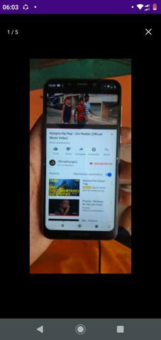 Celular com pouco tempo de uso
