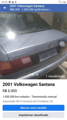 Santana 2001 4Portas com GNV - Foto 6