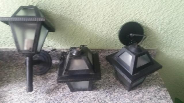 Luminária Arandela colonial de ferro antiga - Foto 6