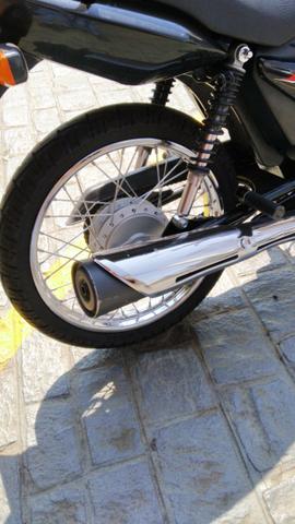 Honda Fan 125 preta 2011 partida elétrica - Foto 2