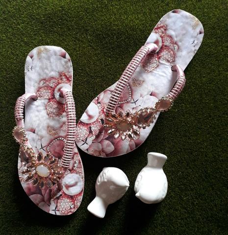 Havaianas customizadas - Foto 3