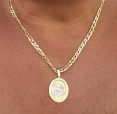 Cordão e pingente de ouro maciço - Foto 4