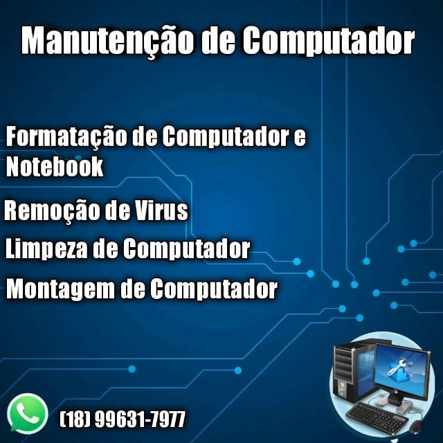 Manutenção de Computador e Notebook