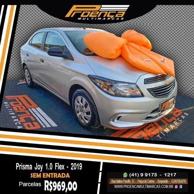Prisma Joy 1.0 Flex 2019 * Parcelas de 969,00 s/ entrada - Foto 2