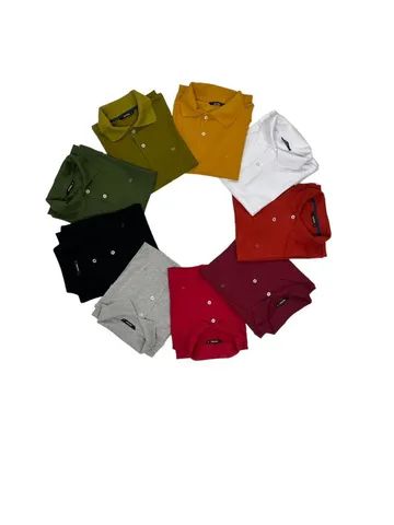Polo Masculina Piquet Slim 