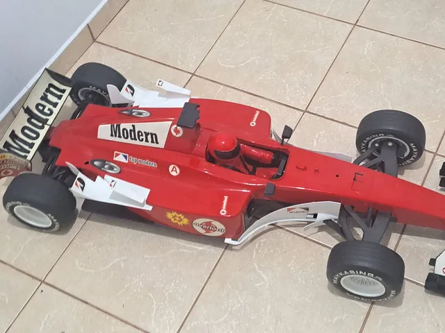 Carrinho de Controle Remoto F1 Ferrari Infantil Criança + 3 Anos