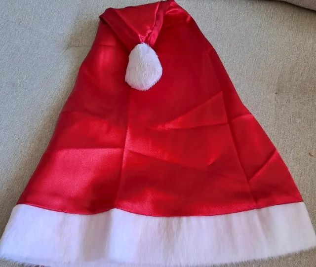 Fantasia Luxo Papai Noel Kids - nova, 2 a 4 anos, completa, 4 peças. - Foto 4
