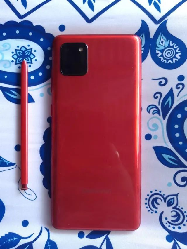 Usado: Samsung Galaxy Note 10 Lite 128GB Vermelho Bom - Trocafone - Celular  Básico - Magazine Luiza