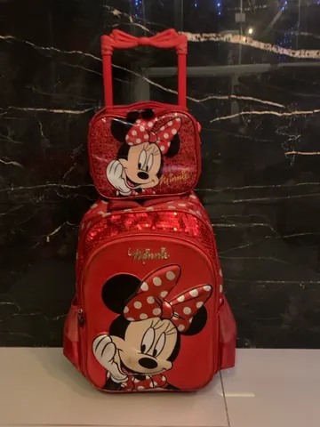 Mochila infantil vermelha com cordas. Personalizado em segunda mão durante  12 EUR em Salamanca na WALLAPOP