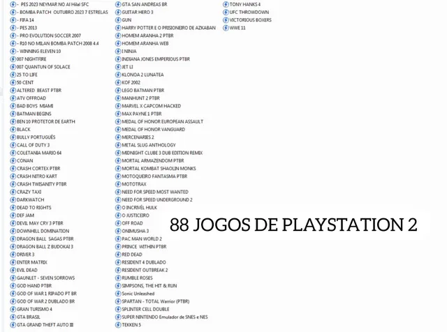 Jogos playstation 2  +7478 anúncios na OLX Brasil