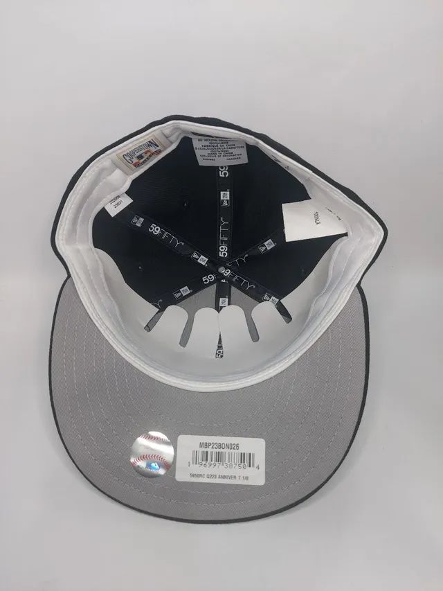 Boné Chicago white sox preto - New era - 59fifty - cooperstown - Foto 5