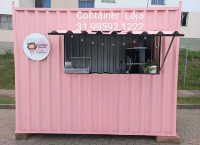 Treiler Lanchonette Container para ser usado sobre carretinha 3x2 facil pratico rapido - Foto 3
