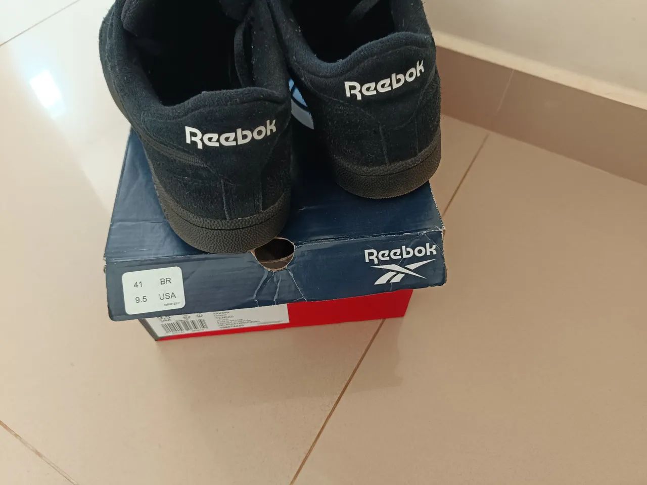 Tênis Reebok Club  C85 - Preto - Foto 3