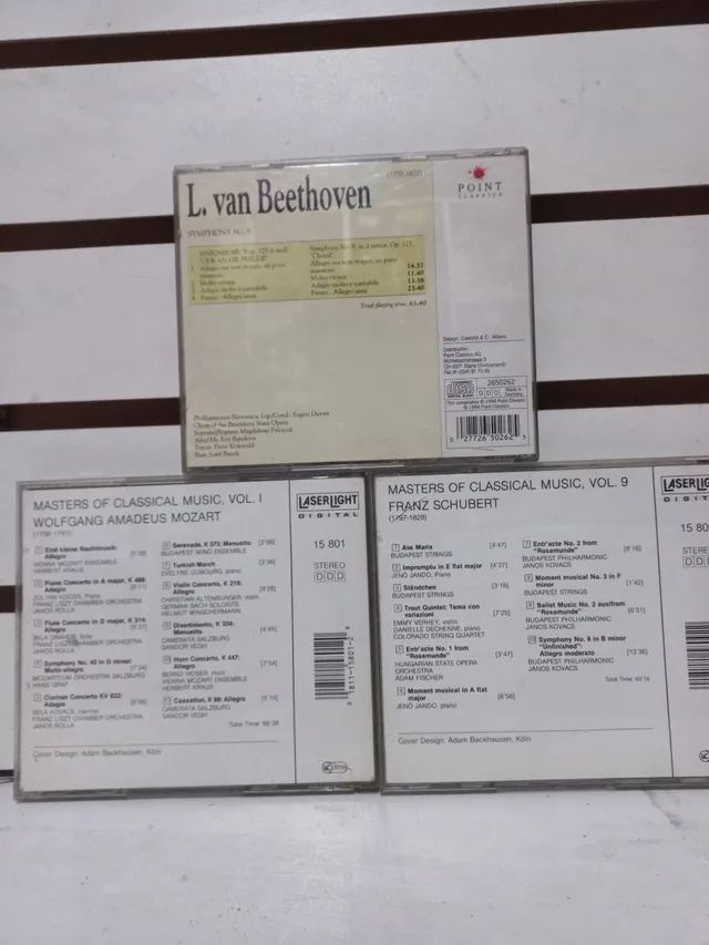 3 CD 2 Mozart 1 Beethoven  - Foto 2