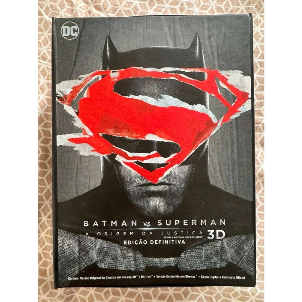 Blu-ray 3D+2D Batman X Superman + Camiseta Original Lacrado de Fábrica   - Foto 3