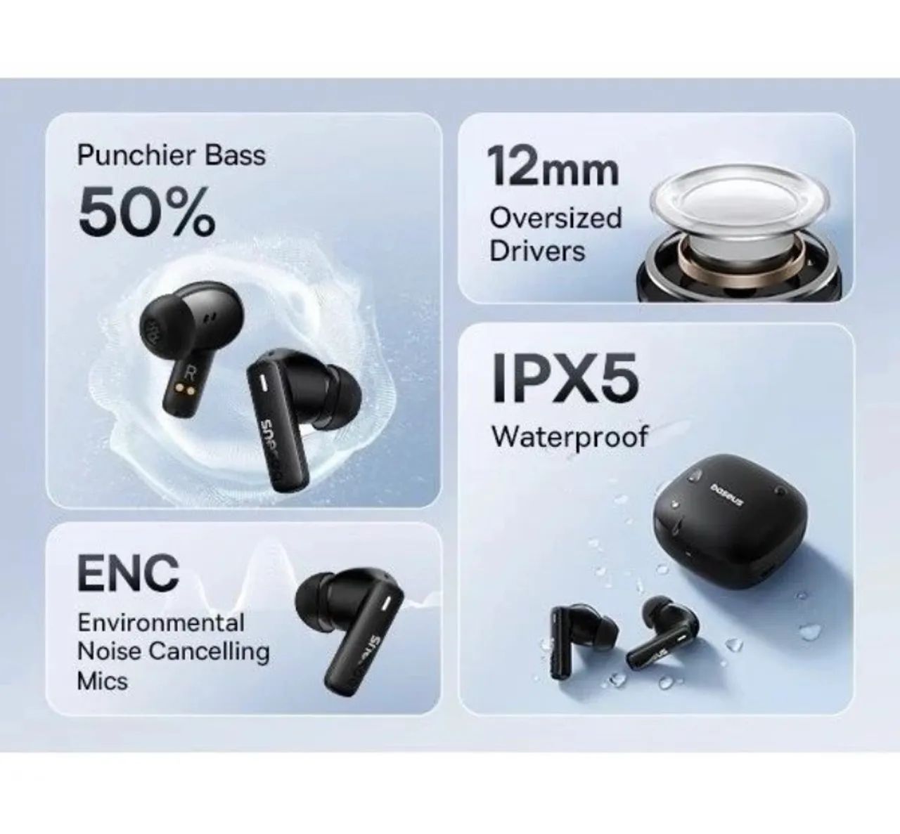 Baseus Bowie e19 Fone bluetooth 5.3 - Foto 5