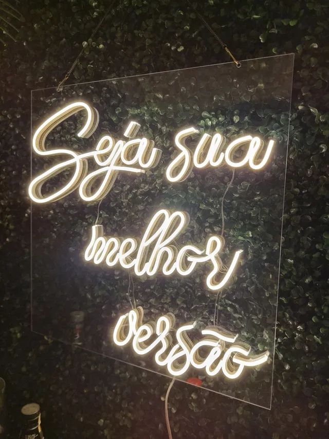 Letreiro Néon led Placa acrílico  - Foto 3