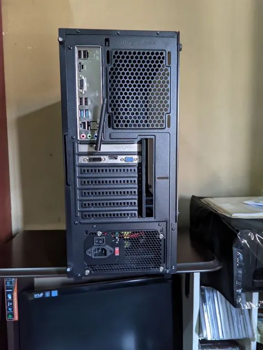 Pc gamer led  xeon 1230 (i7 3770) wi-fi 16g SSD 240g fonte 500w usb 3.0 placa de vídeo 1g - Foto 4