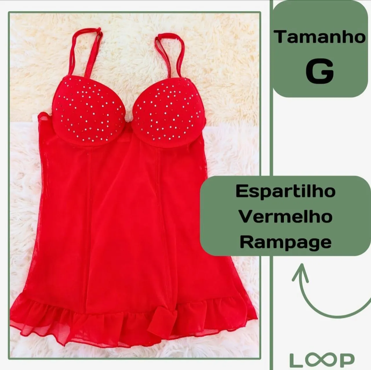 Espartilho Vermelho
