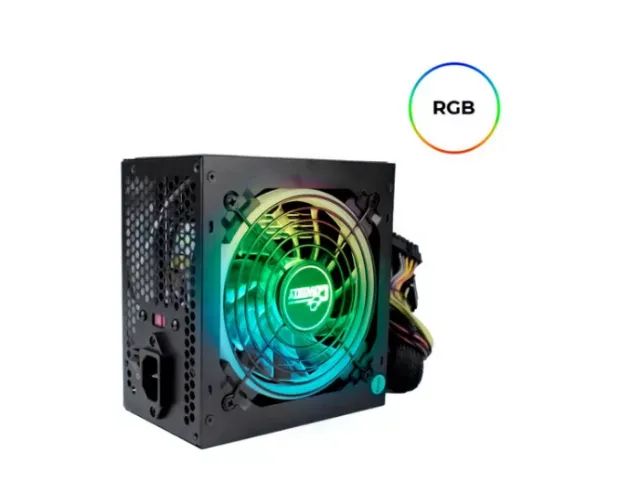 Fonte De Alimentação Gamer Atx 500w Cowboy Leds Rgb Bivolt