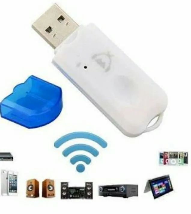 Receptor Adaptador Usb Wireless Bluetooth carro e rádio 