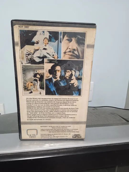 Desejo de matar 1 Vhs original  - Foto 3