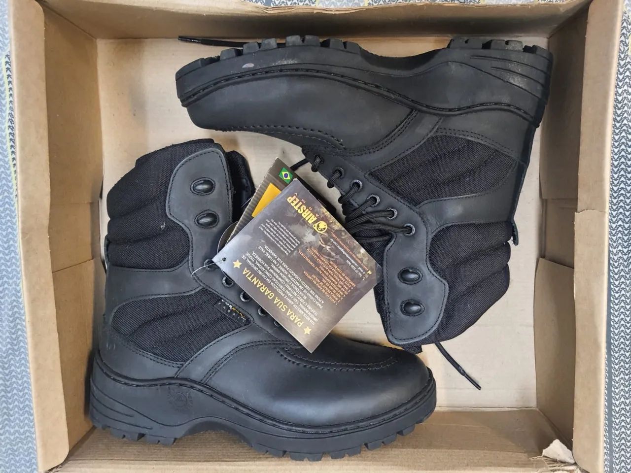 BOTA TÁTICA - Couro Original - Tam 39 - Foto 2