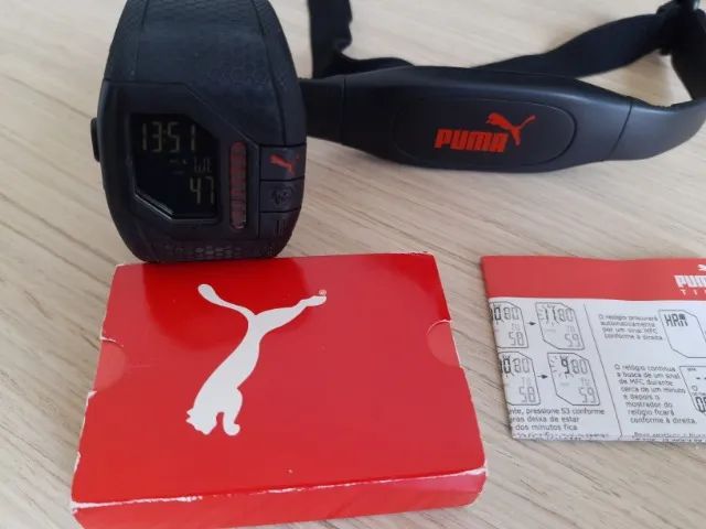 Relogio puma com monitor clearance cardiaco