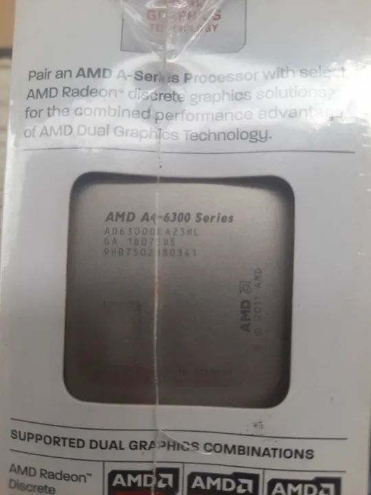 Processador AMD A4 6300 Dual Core 3.7Ghz , o mais barato da internet - Foto 2