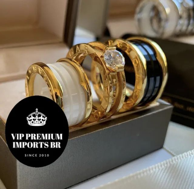 Anel bvlgari 20 milesimos de ouro 18k