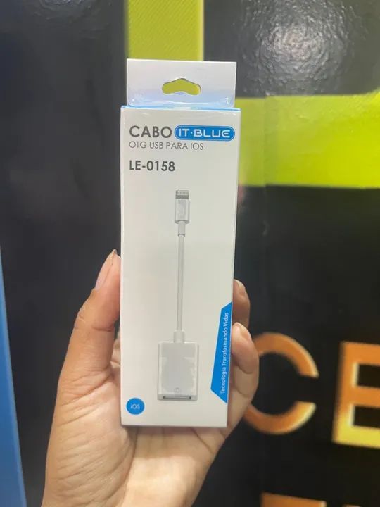 Cabo Adaptador OTG USB para Iphone IOS LE-0158 - It-Blue