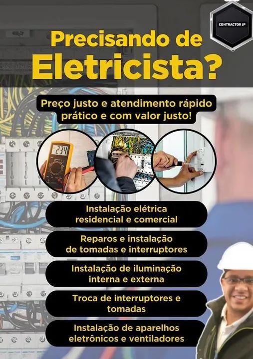 Eletricista - Preço justo e atendimento rápido!