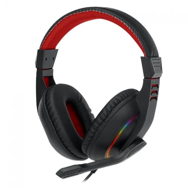 Headset Gamer Redragon Ares Black Led RGB P2 C/ Adaptador P3 - WZetta - Foto 5