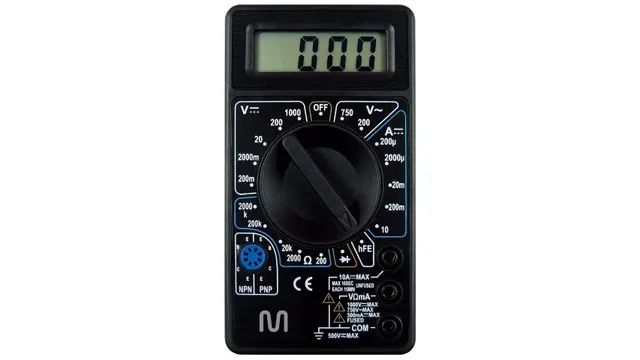 Multímetro Digital Corrente Ac + Dc Tensão 200m~1000v Bateria 9v Preto Multilaser - Foto 2