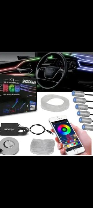 Kit de fita de néon com 4 ou 5 canhão shocklight aceito cartão! - Foto 2