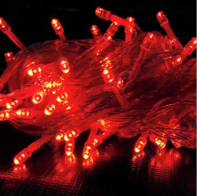 Pisca Cascata 100 Leds Vermelho 1,5x1,5m 110v Cal001v - Foto 3