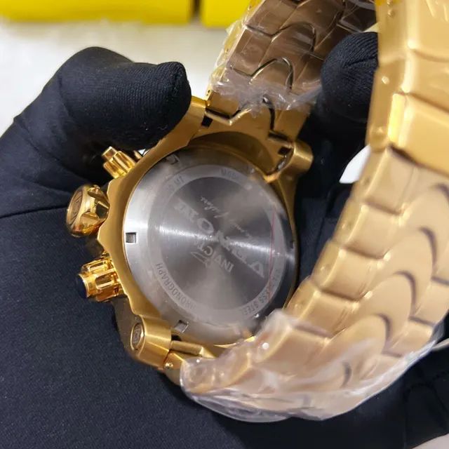 Relógio INVICTA VENOM ESTRELA FUNCIONAL C/ AZUL - Foto 4