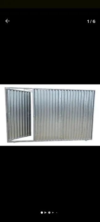 Fabricamos portão de Segurança em Aço Galvanizado