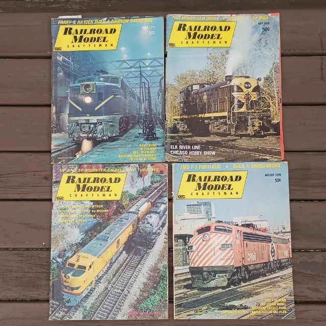 Coleção com 8 edições da Model Railroader - ferromodelismo - Foto 3
