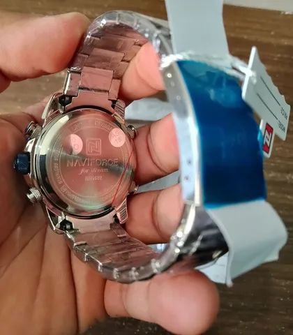 Relógio naviforce de aço inoxidável  - Foto 4