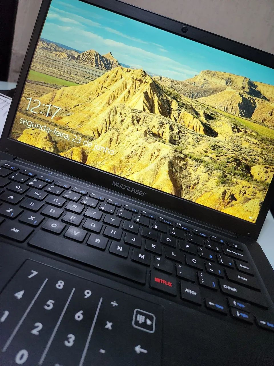 Notebook Multilaser com teclado numérico e Netflix - Notebooks - Cosmos ...