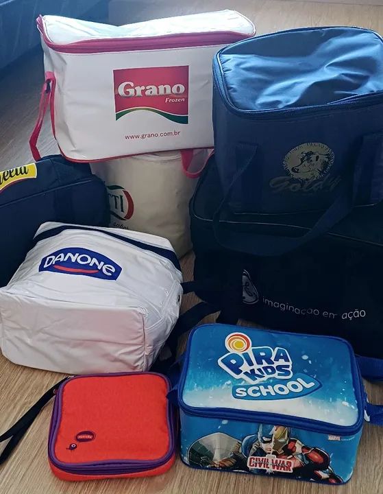 Kit 8 bolsas térmicas, bag freezer - Foto 2