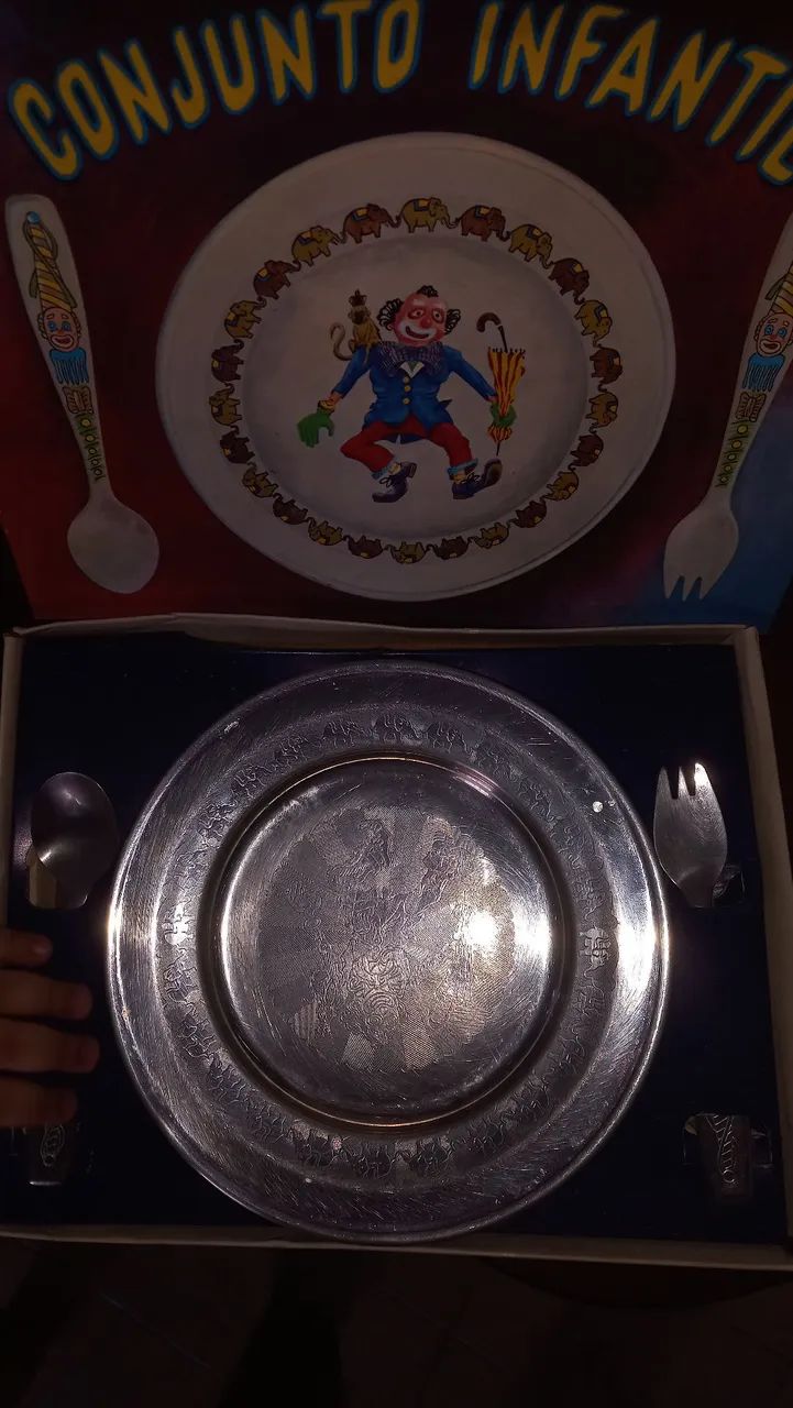 Conjunto Infantil de Prato e Talheres Vintage - Foto 4